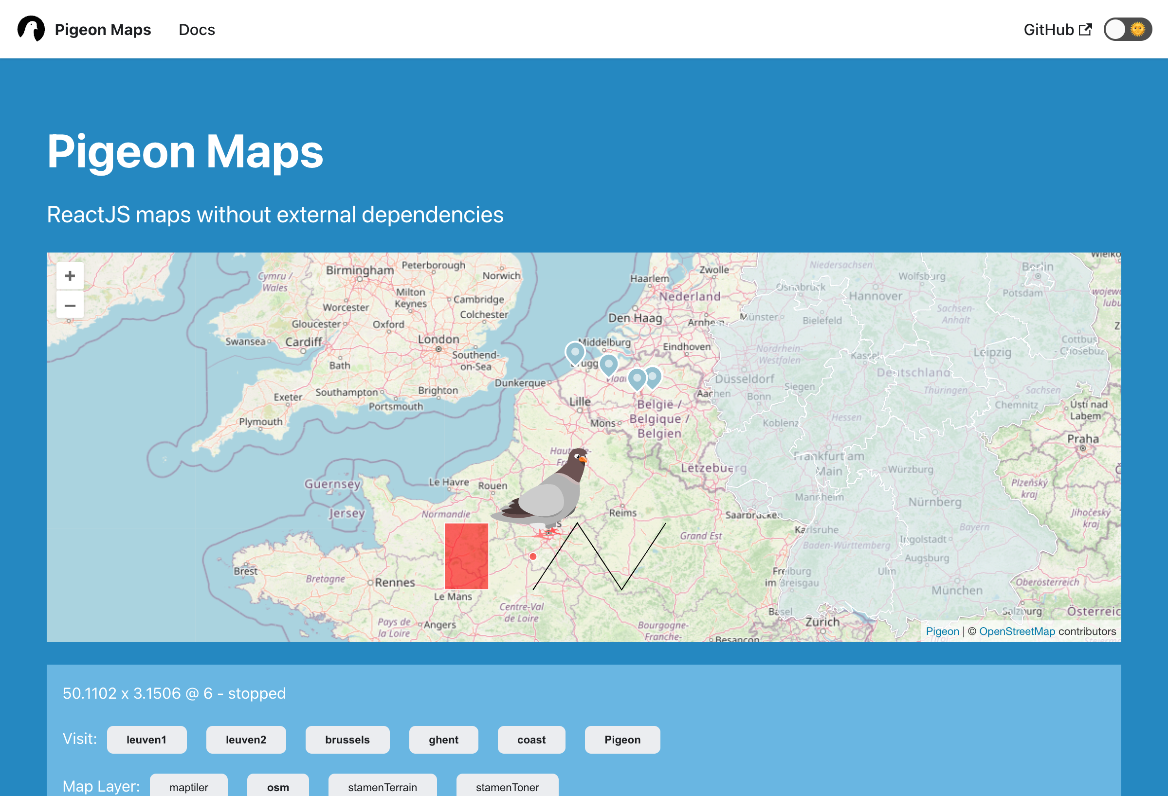 Pigeon Maps