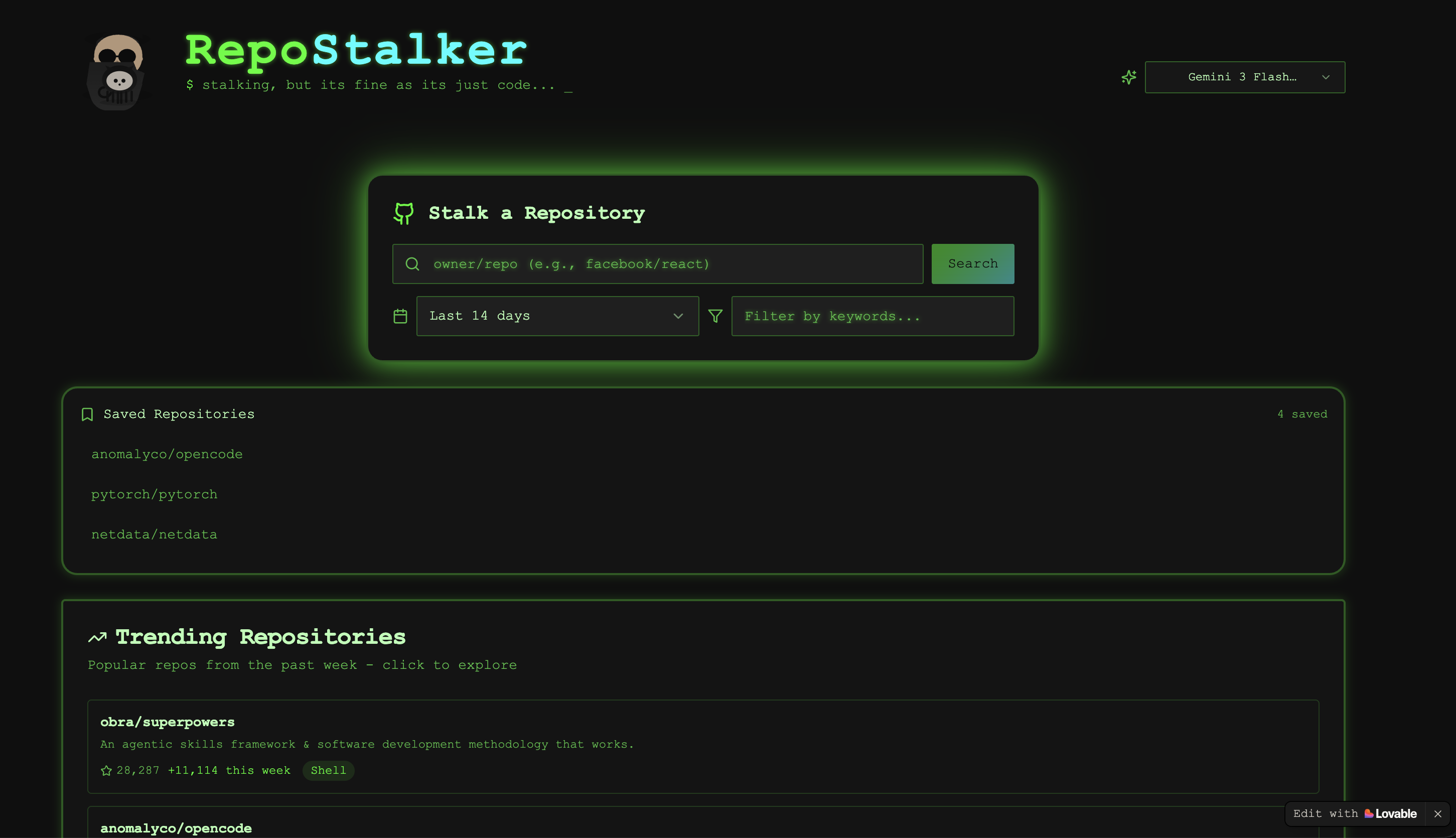 Repo Stalker